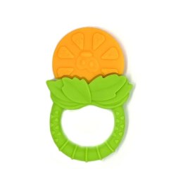 RaZbaby - Gryzak silikonowy dla niemowląt i dzieci na ząbkowanie 3 szt. Owoce