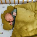 Hi Little One - Rożek z poduszką z bawełny organicznej Quilt Baby horn Lavender