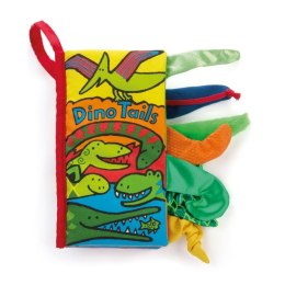 Jellycat - Książeczka sensoryczna dla dzieci „Dino Tails