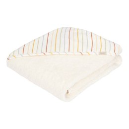 Little Dutch - Ręcznik z kapturkiem 100 x 100 cm Vintage Sunny stripes