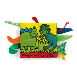 Jellycat - Książeczka sensoryczna dla dzieci „Dino Tails