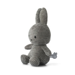 Miffy - Przytulanka 23 cm Sztruks Dark grey