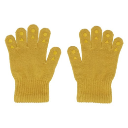 GoBabyGo - Rękawiczki antypoślizgowe ułatwiające chwytanie 3-4 lata Mustard