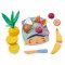 Tender Leaf Toys - Drewniana deska do krojenia z owocami tropikalnymi Mini chef